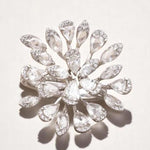 Load image into Gallery viewer, Peacock Feather Diamond Ring, 14k Solid Gold, Rosecut Natural Diamonds, Cocktail Statement Ring, Bold Cluster Ring, Gift For Her
