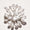 Load image into Gallery viewer, Peacock Feather Diamond Ring, 14k Solid Gold, Rosecut Natural Diamonds, Cocktail Statement Ring, Bold Cluster Ring, Gift For Her
