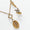 Load image into Gallery viewer, Personalized Initial Bird Charm Diamond Necklace, 14k Solid Gold, Natural Diamonds, Stacking Two Charm Necklace, Minimalist Everyday Jewelry
