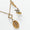 Load image into Gallery viewer, Personalized Initial Bird Charm Diamond Necklace, 14k Solid Gold, Natural Diamonds, Stacking Two Charm Necklace, Minimalist Everyday Jewelry
