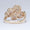Load image into Gallery viewer, Cloud Diamond Ring, 14k Solid Gold, Cocktail Statement Ring, Illusion Cluster setting Ring, Natural Diamonds, Cocktail Ring, Gift for her
