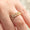 Load image into Gallery viewer, Dream Diamond Ring, 14k Solid Gold, Natural Diamonds, Personalized Statement Ring, Inspirational Jewellery, Everyday Ring, Certified Jewelry
