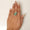 Load image into Gallery viewer, Baguette Cut Emerald Halo Diamond Ring, 14k Solid Gold, Natural Diamond, Statement Jewelry, Cocktail Ring, Bypass Leaf Ring, Open Wrap Ring
