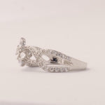 Load image into Gallery viewer, Vine Leaf Diamond Art Deco Ring, 14k Solid Gold Ring, Statement Ring, Pear and Marquise  Natural Diamond, Gift For Her
