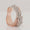 Load image into Gallery viewer, Marquise Leaf Band Ring, 14k Solid Gold, Natural Diamonds, Halo Stacking Ring, Beaded Band Ring, Statement Cocktail Band, Gift For Her
