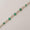 Load image into Gallery viewer, Teardrop Emerald Diamond Tennis Bracelet, 14K Solid Gold, Natural Diamond, Stackable Minimalistic Chain Bracelet, Gemstone Statement Jewelry
