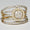 Load image into Gallery viewer, Halo Diamond Engagement Band Ring, 14k Solid Gold, Natural Diamond,  Illusion Set Multi-Row Wide Band, Cocktail Statement Ring, Gift For Her
