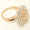 Load image into Gallery viewer, Flower Diamond Ring, 14k Solid Gold, Marquise &amp; Pear Natural Diamonds, Statement Floral Ring, Cocktail Petal Bloom Jewelry, Gift for Her
