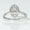 Load image into Gallery viewer, Halo Oval Solitaire Diamond Ring, 14k Solid Gold, Natural Diamond, Engagement Promise Ring, Bridal Jewelry, Minimalist Jewelry, Wedding Gift
