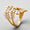 Load image into Gallery viewer, Marquise Branches &amp; Leaves Diamond Ring, 14K Solid Gold, Open Wrap Around Ring, Natural Diamonds, Cocktail  Statement Ring, Gift For Her
