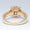 Load image into Gallery viewer, Floral Cluster Diamond Ring, 14k Solid Gold, Natural Diamonds, Two-Toned Pave Ring, Engagement Band, Wedding Bridal Jewelry, Gift For Her
