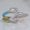 Load image into Gallery viewer, Three Stone Enamel Cuff Ring, 14k Solid Gold, Marquise &amp; Round Natural Diamonds, Multicolor Stackable Open Split Shank Ring, Gift For Her
