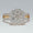 Load image into Gallery viewer, Flower Diamond Ring, 14k Solid Gold, Natural Diamond, Dual tone Illusion Ring, Cluster Statement Ring, Bridal Floral Jewelry, Gift For Her
