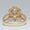 Load image into Gallery viewer, Flower Diamond Ring, 14k Solid Gold, Natural Diamond, Dual tone Illusion Ring, Cluster Statement Ring, Bridal Floral Jewelry, Gift For Her
