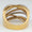 Load image into Gallery viewer, Intertwined Diamond Gold Band, 14k Solid Gold Ring, Natural Diamonds, Wide Cocktail Ring, Criss Cross Statement Ring, Gift For Her
