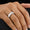 Load image into Gallery viewer, Emerald Cut Diamond Eternity Band, 14k Solid Gold, Natural Diamonds, Half Eternity Promise Ring, Wedding Band, Stackable Ring, Gift For Her
