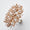 Load image into Gallery viewer, Pear &amp; Marquise leaves Diamond Ring, 14k Solid Gold, Natural Diamonds, Cocktail Halo Ring, Two Toned  Cluster Statement Ring, Gift for her
