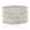 Load image into Gallery viewer, Wide Eternity Band, 14k Solid Gold, Bold Statement Cocktail Band, Natural Diamonds, Iced Out Micro Pave Ring, Two Tone Ring, Gift for her
