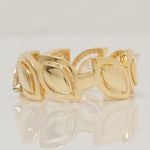 Load image into Gallery viewer, Marquise Leaves Diamond Band Ring, 14k Solid Gold, Natural Diamonds, Engagement Stack, Half Eternity Band, Halo Cocktail Ring, Gift For Her
