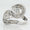 Load image into Gallery viewer, Pear Bypass Diamond Ring, 14k Solid Gold, Natural Diamond, Baguette Illusion Wide Band, Statement Cocktail Jewelry, Wrap Bridal Wedding Ring
