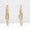 Load image into Gallery viewer, Oval Diamond Hoop Earrings, 14K Solid Gold, Natural Diamonds, Illusion Pave Minimal Jewelry, Bridal Statement Hoops
