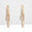 Load image into Gallery viewer, Oval Diamond Hoop Earrings, 14K Solid Gold, Natural Diamonds, Illusion Pave Minimal Jewelry, Bridal Statement Hoops
