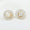 Load image into Gallery viewer, Double Halo Stud Solitaire Earrings, Natural Diamonds, 14k Solid Gold, Geometric Bridal Earrings, Statement Wedding Studs
