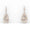 Load image into Gallery viewer, Teardrop Diamond Dangle Earrings, 14k Solid Gold, Natural Diamonds, Open Lattice Drop Jewelry,  Bridal Statement Earrings, Modern Dangles
