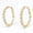Load image into Gallery viewer, Teardrop Diamond Hoop Earrings, 14K Solid Gold, Pear Natural Diamonds, Inside Out Hoops, Everyday Statement Jewelry
