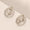 Load image into Gallery viewer, Teardrop Rose Diamond Stud Earrings, 14k Solid Gold, Natural Diamonds, Cluster Pave Setting, Everyday Minimalistic Earrings
