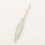 Load image into Gallery viewer, Leaf Natural Diamond Halo Drop Pendant: 14k Solid Gold Minimalist Layering Necklace, Certified Jewelry
