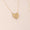 Load image into Gallery viewer, Heart Initial Medallion Diamond Necklace, 14k Solid Gold, Natural Diamonds, Everyday Halo Pendant, Personalised Letter Charm, Ready To Ship
