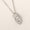 Load image into Gallery viewer, Double Teardrop Diamond Necklace, 14k Solid Gold, Natural Diamond, Intertwined Pear Minimalistic Pendant, Stackable Layering Jewelry

