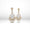 Load image into Gallery viewer, Filigree Chandelier Diamond Earrings, 14K Solid Gold, Natural Diamonds, Two Tone Long Earrings, Bridal Statement Jewelry, Wedding Danglers
