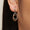 Load image into Gallery viewer, Interlocking Oval Dangle Diamond Earrings, 14k Solid Gold, Natural Diamond, Two Tone Drop Earring, Wedding Bridal Jewelry, Statement Dangler

