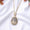 Load image into Gallery viewer, RainDrop Diamond Necklace, 14k Solid Gold, Natural Diamond, Blue Sapphire Gemstone Pendant, Statement Pendant, Cocktail Iced Out Jewelry
