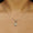 Load image into Gallery viewer, Infinity Swirl Diamond Pendant Necklace, 14k Solid Gold, Natural Diamonds, Minimalistic Everyday Chain Jewelry, Illusion Cluster Pendant
