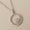 Load image into Gallery viewer, Double Circle Diamond Pendant Necklace, 14k Solid Gold, Natural Diamonds, Open Eternity Cluster  Pendant, Stacking Minimalist Chain Jewelry
