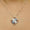 Load image into Gallery viewer, Square Blue Sapphire Diamond Pendant Necklace,  14k Solid Gold, Natural Diamonds, Pave Gemstone Cocktail Pendant, Minimalist Stacking Chain
