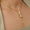 Load image into Gallery viewer, Cylindrical Diamond Charm Necklace with Gold tassels, 14k Solid Gold, Natural Diamonds, Multiple Chain Necklace, Modern Drop Chain Jewelry
