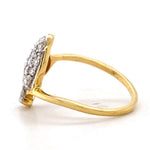 Load image into Gallery viewer, Diamond Heart Ring In 18K Solid Gold, Proposal Ring With Natural Diamonds, Ready To Ship, Women&#39;s Day Gift
