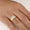 Load image into Gallery viewer, Square Grid Men&#39;s Diamond Ring, 14k Solid Gold, Natural Diamonds, Grooved Three Row Shank, Gift for him, Cluster Statement Jewelry
