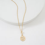 Load image into Gallery viewer, Cancer Horoscope Birth Sign Charm, 14k Solid Gold, Natural Diamonds, Zodiac Constellation Everyday Jewelry, Astrology Gift
