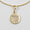 Load image into Gallery viewer, Virgo Horoscope Birth Sign Charm, 14k Solid Gold, Natural Diamonds, Zodiac Jewelry, Everyday Jewelry, Astrology Gift
