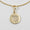 Load image into Gallery viewer, Virgo Horoscope Birth Sign Charm, 14k Solid Gold, Natural Diamonds, Zodiac Jewelry, Everyday Jewelry, Astrology Gift
