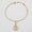 Load image into Gallery viewer, Virgo Horoscope Birth Sign Charm, 14k Solid Gold, Natural Diamonds, Zodiac Jewelry, Everyday Jewelry, Astrology Gift
