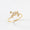 Load image into Gallery viewer, Joy Diamond Ring, 14k Solid Gold, Natural Diamonds, Personalized Statement Jewelry, Everyday Affirmation Ring, Ready To Ship
