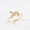 Load image into Gallery viewer, Joy Diamond Ring, 14k Solid Gold, Natural Diamonds, Personalized Statement Jewelry, Everyday Affirmation Ring, Ready To Ship
