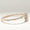 Load image into Gallery viewer, Rectangular Halo Diamond Bracelet, 14k Solid Gold, Natural Diamonds, Open Cuff Illusion Bubble Bracelet, Ready To Ship, IGI Certified
