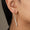 Load image into Gallery viewer, Diamond Dangle Earrings in 14k Solid Gold, Bridal Earrings, Natural Diamonds,  Gift for Ready To Ship, Women&#39;s Day Gift
